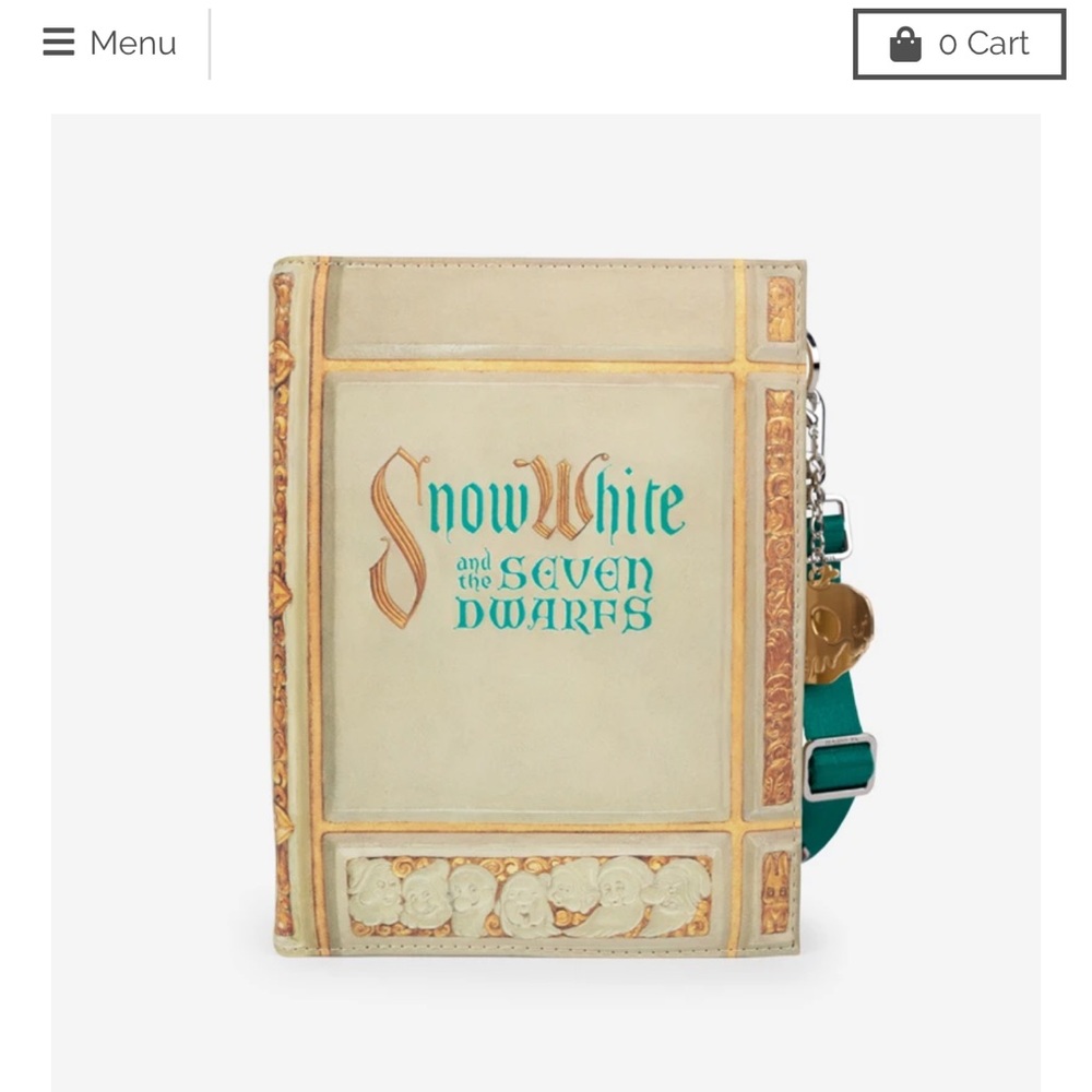 Harveys Disney Snow White Story Book Cross Body Seatbelt Bag